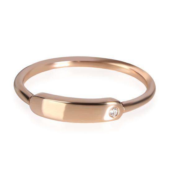 My Story Twiggy Skinny Stackable Diamond Ring in 14K Rose Gold - Picture 1 of 3